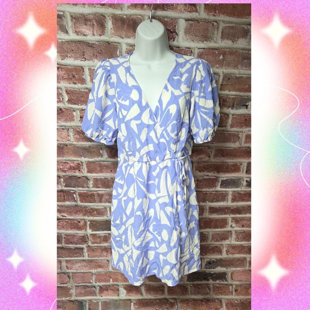 Women's A NEWāāDAY Faux Wrap Chic Mini Dress Medium